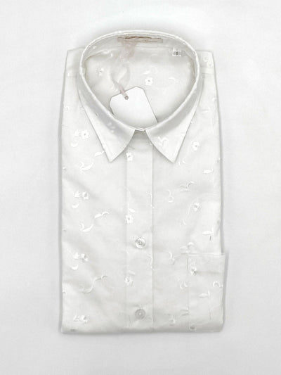 Camicia Donna Ricamata Bianca Lola