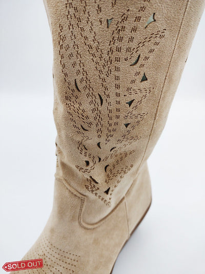 Weeko Stivalo Estivo Donna Beige Stivali